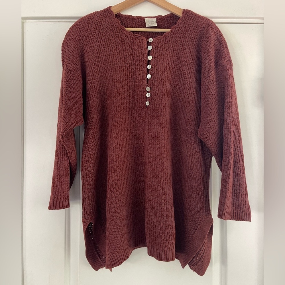Vintage Partners by Mervyns Cottagecore Rust Sweater - XL